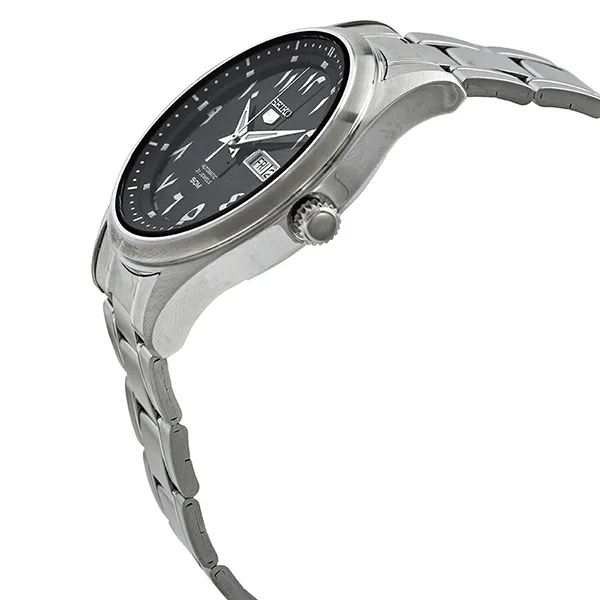 Đồng Hồ Seiko 5 Automatic Black Arabic Dial Men's Watch SNKP21J1 Màu Đen Bạc - Đồng hồ - Vua Hàng Hiệu