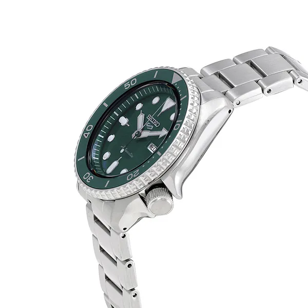 Đồng Hồ Nam Seiko 5 sports Automatic Green Dial Men's Watch SRPD61K1 Màu Xanh Bạc - Đồng hồ - Vua Hàng Hiệu
