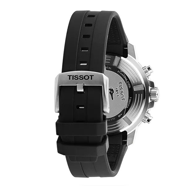 Đồng Hồ Nam Tissot Seastar 1000 Chronograph Quartz Black Dial Batman Bezel T120.417.17.051.02 Màu Đen - 4