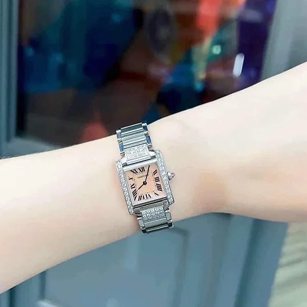 Đồng Hồ Nữ Cartier Tank Must Màu Bạc - Đồng hồ - Vua Hàng Hiệu