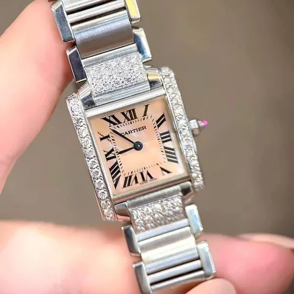 Đồng Hồ Nữ Cartier Tank Must Màu Bạc - Đồng hồ - Vua Hàng Hiệu