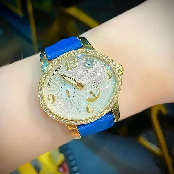 Đồng Hồ Nữ Girard Perregaux Gold Màu Xanh Blue