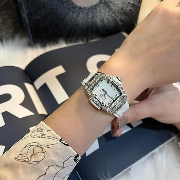 Đồng Hồ Nữ Hublot Spirit Pave White 32mm Màu Trắng Bạc - Đồng hồ - Vua Hàng Hiệu