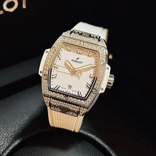 Đồng Hồ Nữ Hublot Spirit Pave White 32mm Màu Trắng Bạc - Đồng hồ - Vua Hàng Hiệu
