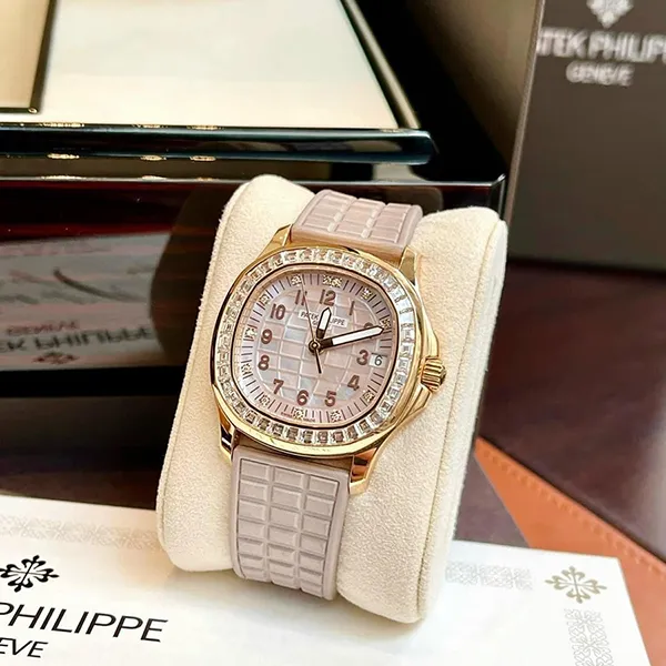 Đồng Hồ Nữ Patek Philippe 5072R Màu Be Phối Vàng - Đồng hồ - Vua Hàng Hiệu