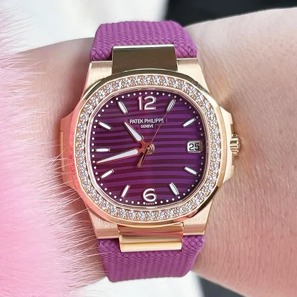 Đồng Hồ Nữ Patek Philippe 7010R-013 Màu Tím