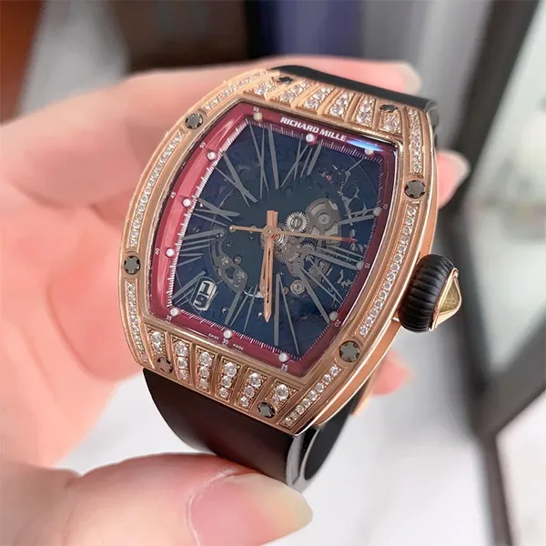 Đồng Hồ Richard Mille 023 Custom Diamond Màu Đen Vàng - Đồng hồ - Vua Hàng Hiệu