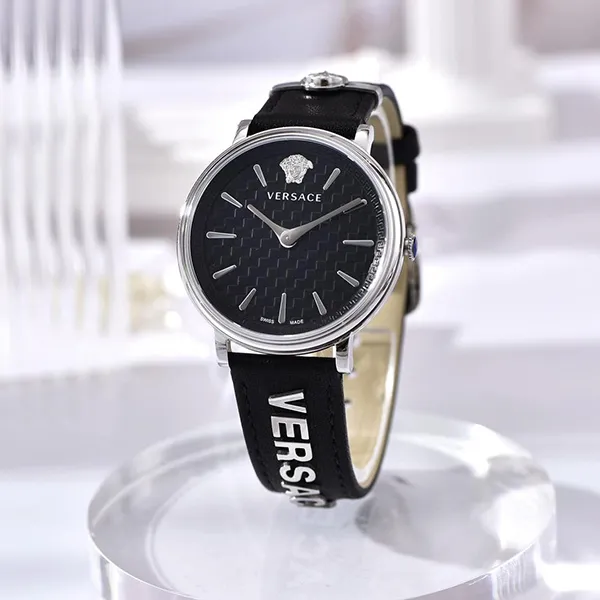 Đồng Hồ Nữ Versace V-Circle Strap Watch VE8104122 Màu Đen Bạc - Đồng hồ - Vua Hàng Hiệu