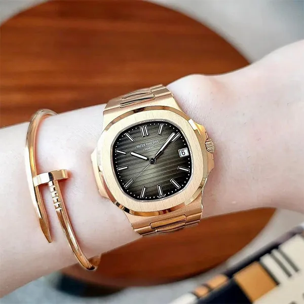 Đồng Hồ Nam Patek Philippe Nautilus 5711/1R Rose Gold Màu Vàng Hồng - Đồng hồ - Vua Hàng Hiệu