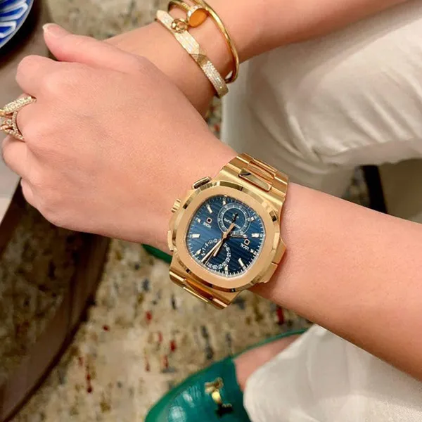 Đồng Hồ Patek Philippe Nautilus 5990/1R Màu Vàng Hồng Phối Xanh - Đồng hồ - Vua Hàng Hiệu