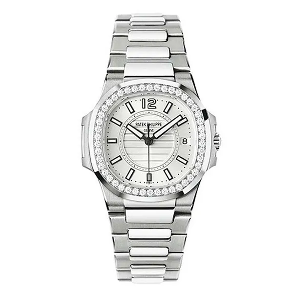 Đồng Hồ Nữ Patek Philippe Nautilus White Gold 32mm 7010G Màu Bạc - Đồng hồ - Vua Hàng Hiệu