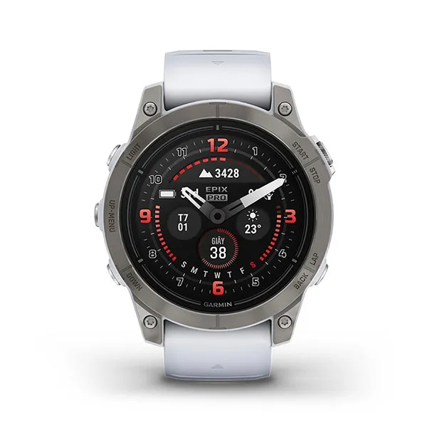 Đồng Hồ Thông Minh Garmin Epix Pro (Gen 2) 47mm Màu Trắng - Đồng hồ - Vua Hàng Hiệu
