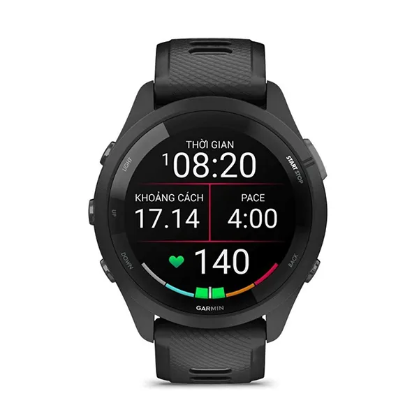 Đồng Hồ Thông Minh Garmin Forerunner 265 Màu Đen - Đồng hồ - Vua Hàng Hiệu