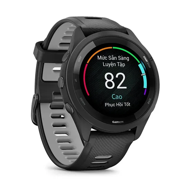 Đồng Hồ Thông Minh Garmin Forerunner 265S Màu Đen - Đồng hồ - Vua Hàng Hiệu