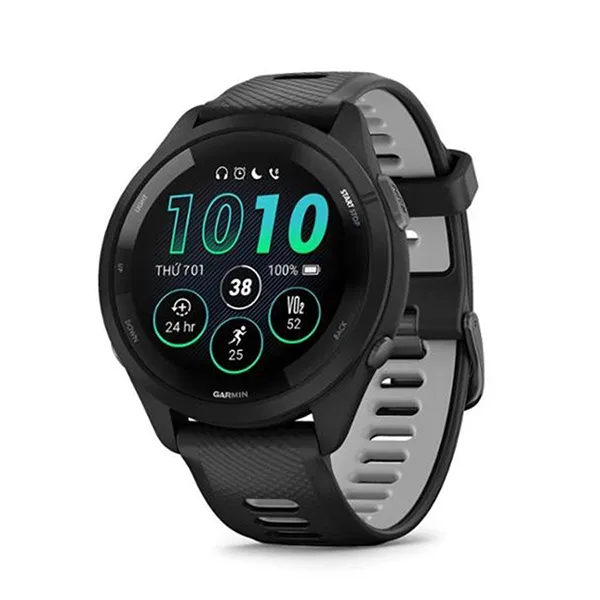 Đồng Hồ Thông Minh Garmin Forerunner 265 Màu Đen - Đồng hồ - Vua Hàng Hiệu