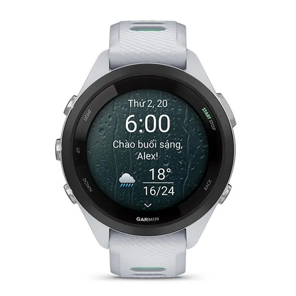 Đồng Hồ Thông Minh Garmin Forerunner 265S Màu Trắng - Đồng hồ - Vua Hàng Hiệu