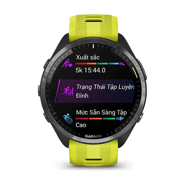 Đồng Hồ Thông Minh Garmin Forerunner 965 Amp Yellow/Black Silicone Band Màu Vàng - Đồng hồ - Vua Hàng Hiệu