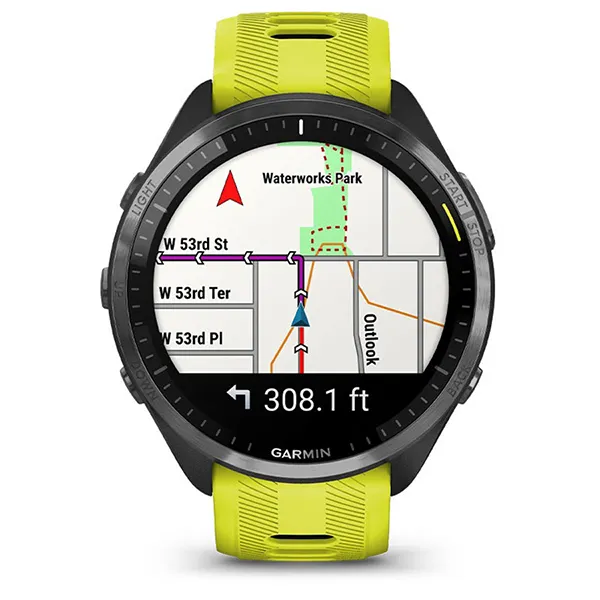 Đồng Hồ Thông Minh Garmin Forerunner 965 Amp Yellow/Black Silicone Band Màu Vàng - Đồng hồ - Vua Hàng Hiệu