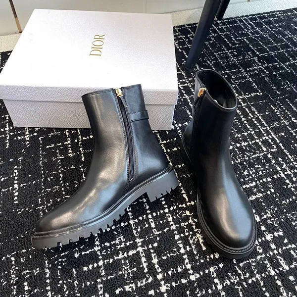 Giày Boot Nữ Dior Winter Màu Đen Size 35 - Giày - Vua Hàng Hiệu