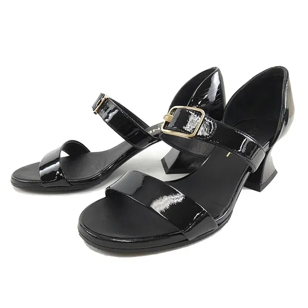 Giày Cao Gót Nữ Chanel CC Mark Heel Strap Sandals Màu Đen Size 36 - Giày - Vua Hàng Hiệu