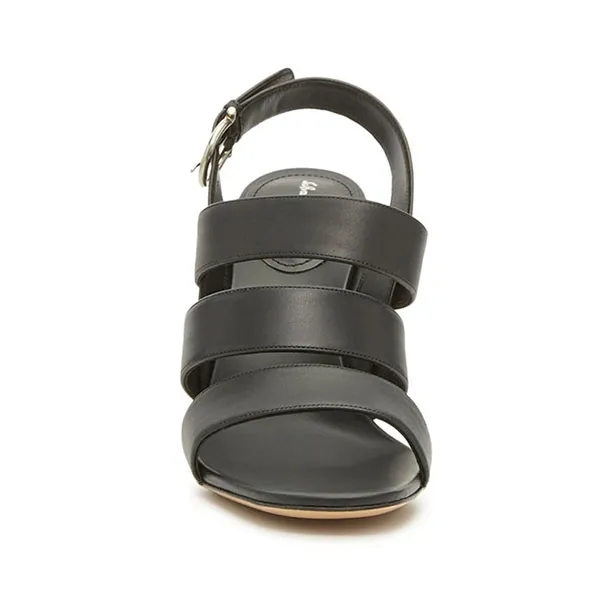 Giày Cao Gót Nữ Salvatore Ferragamo Trezzie Sandals Black Màu Đen Size 5 - Giày - Vua Hàng Hiệu