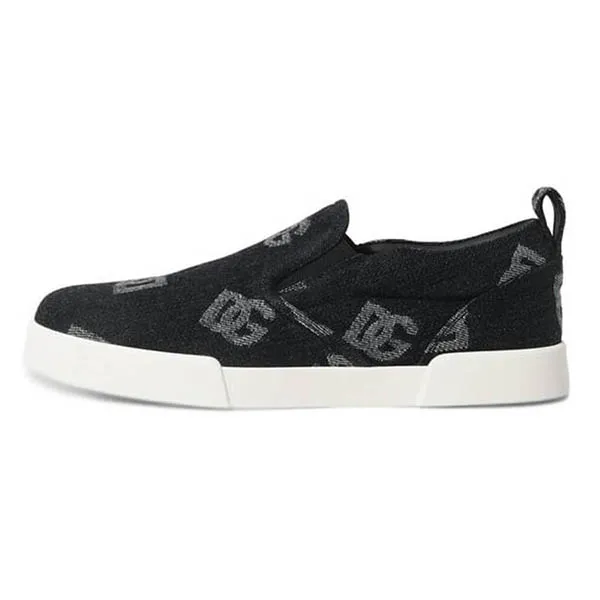 Giày Slip On Nam Dolce & Gabbana D&G CS2171 Màu Đen Size 9