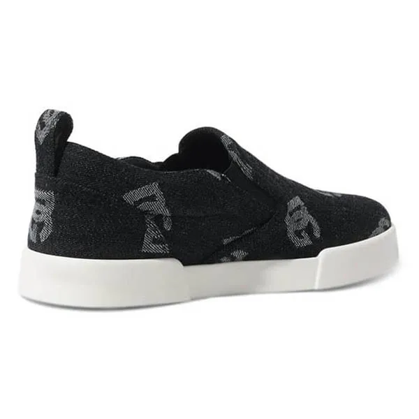 Giày Slip On Nam Dolce & Gabbana D&G CS2171 Màu Đen Size 9