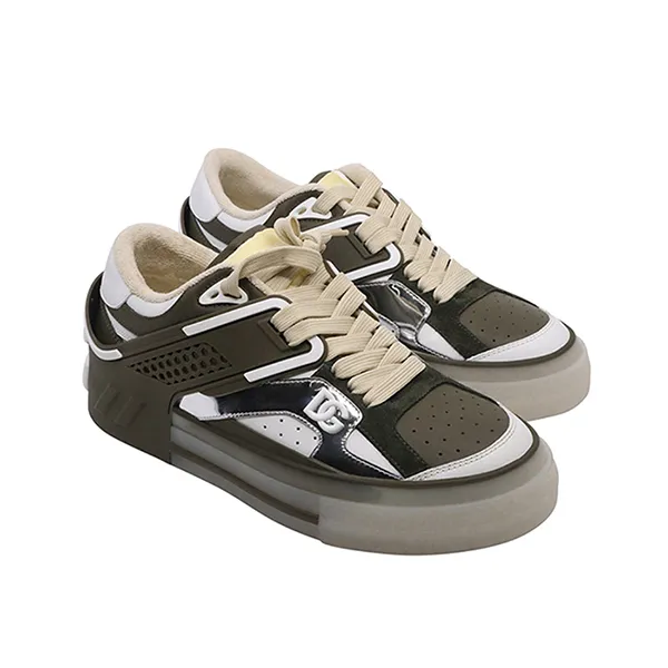 Giày Sneaker Nam Dolce & Gabbana D&G CS1973 AY009 8B979 Màu Xanh Bạc Size 41 - 1