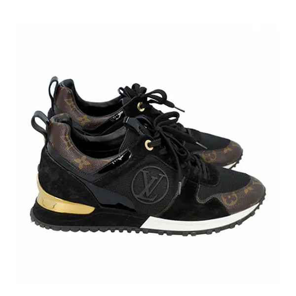 Giày Sneaker Nữ Louis Vuitton LV Run Away Marathon Running 1A3CVZ Màu Nâu Đen Size 35.5