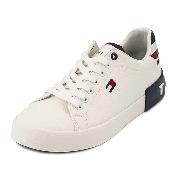 Giày Sneaker Tommy Hilfiger Rezz Màu Trắng Size 7.5 US - Giày - Vua Hàng Hiệu