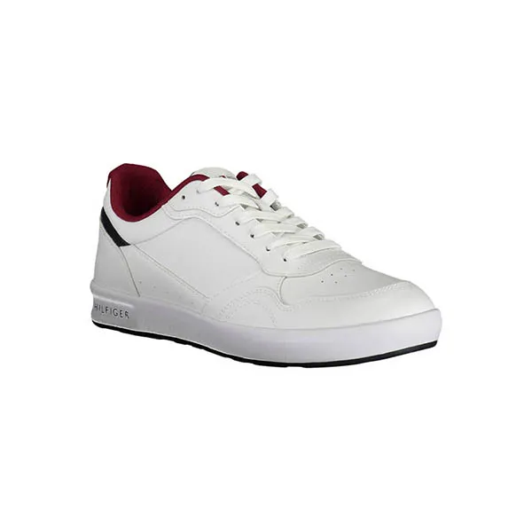 Giày Thể Thao Nam Tommy Hilfiger FM0FM04364_BIANCO_YBR Màu Trắng Size 40 - Giày - Vua Hàng Hiệu