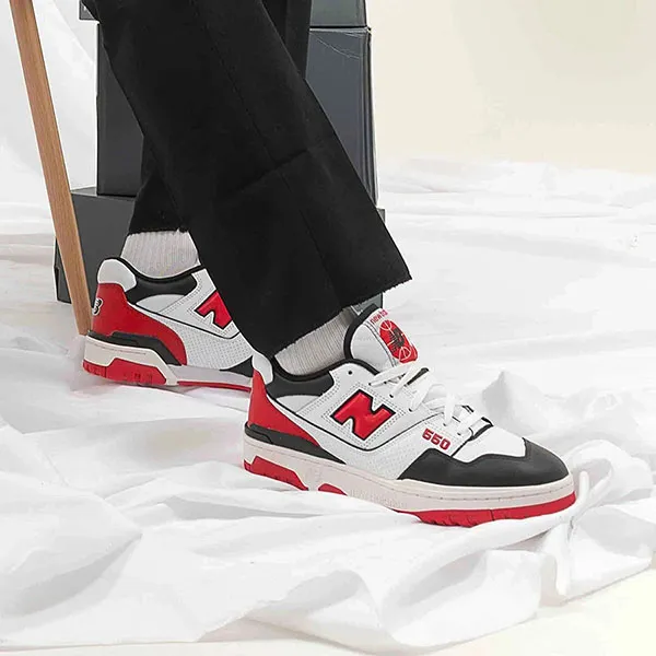 Giày Thể Thao New Balance 550 - BB550HR1 Màu Trắng - Đỏ Size 42 - Giày - Vua Hàng Hiệu