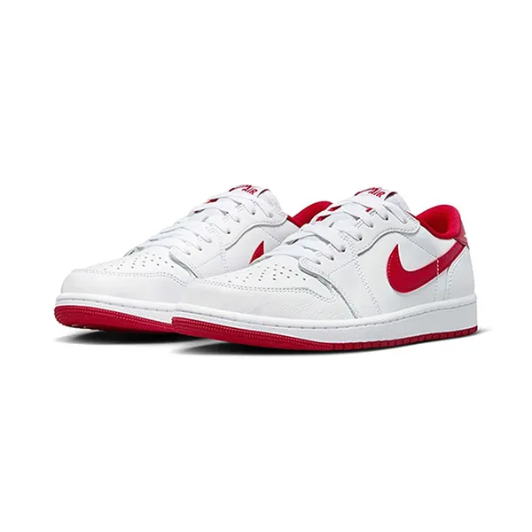 Giày Thể Thao Nike Air Jordan 1 Retro Low OG University Red CZ0790-161 Màu Trắng Đỏ Size 41 - Giày - Vua Hàng Hiệu
