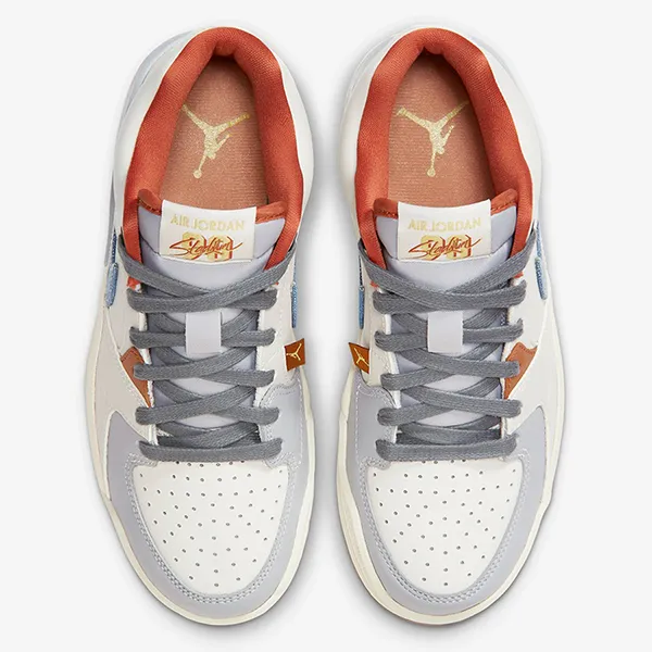 Giày Thể Thao Nike Jordan Stadium 90 Phantom Star Blue FZ5696-041 Màu Kem/Xanh Size 41