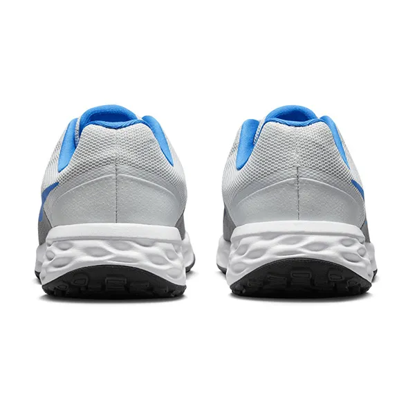 Giày Thể Thao Nike Revolution 6 Older Kids' Road Running Shoes DD1096-008 Màu Ghi Xám Size 36