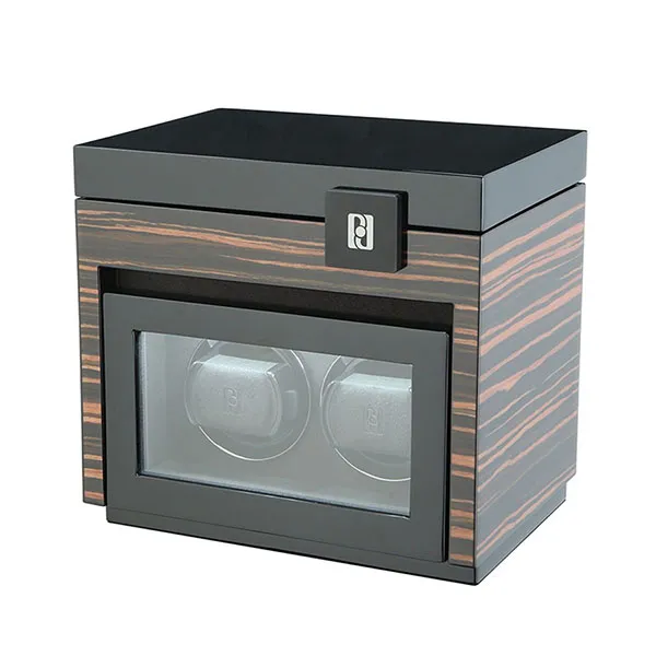 Hộp Xoay Đồng Hồ Paul Design Gentlemen 2+3 Màu Đen