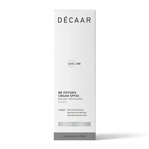 Kem Chống Nắng Nâng Tone Décaar Dẫn Xuất Oxy Tươi BB Oxygen Cream SPF 50 DF02OX08V2 Tone Nude 50ml - Kem chống nắng - Vua Hàng Hiệu