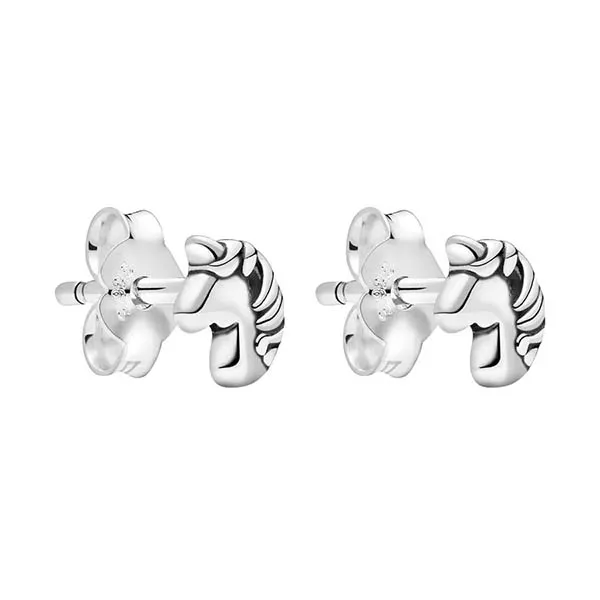 Khuyên Tai Nữ Pandora My Magical Unicorn Single Stud Earring 298535C00 Màu Bạc