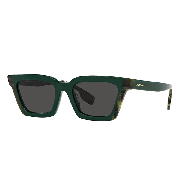 Kính Mát Burberry Briar Dark Grey Cat Eye Ladies Sunglasses BE4392U 405687 52 Màu Xám Xanh