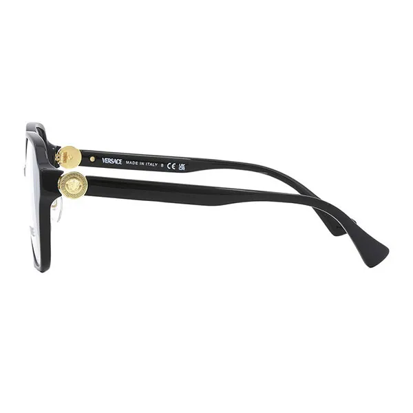 Kính Mắt Cận Nữ Versace Demo Square Ladies Eyeglasses VE3333D GB1 56 Màu Đen - Kính mắt - Vua Hàng Hiệu