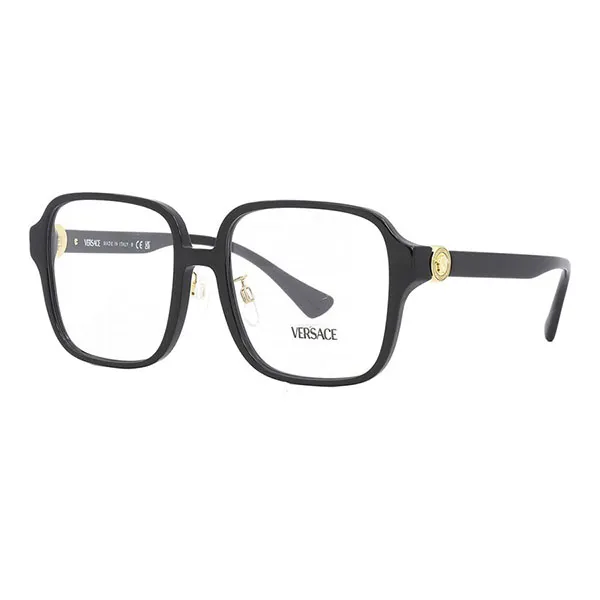 Kính Mắt Cận Nữ Versace Demo Square Ladies Eyeglasses VE3333D GB1 56 Màu Đen - Kính mắt - Vua Hàng Hiệu
