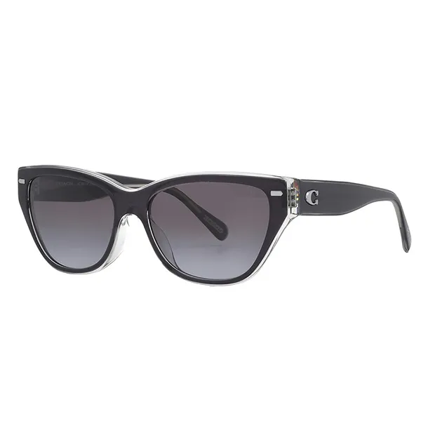 Kính Mát Coach Grey Gradient Cat Eye Ladies Sunglasses HC8370F 57458G 56 Màu Đen Xám - Kính mắt - Vua Hàng Hiệu