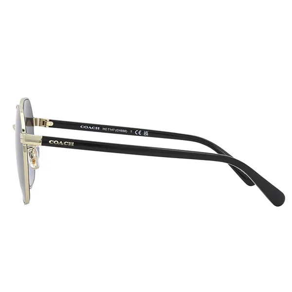 Kính Mát Coach Grey Gradient Oval Ladies Sunglasses HC7147 90058G 56 Màu Xám