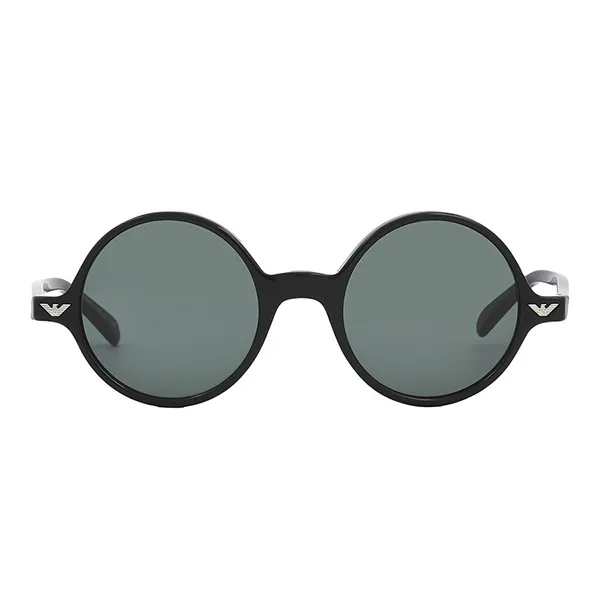 Kính Mát Emporio Armani Dark Green Round Unisex Sunglasses EA 501M 501771 47 Màu Xanh/Đen