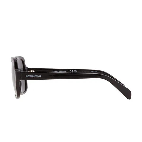 Kính Mát Emporio Armani Dark Grey Square Ladies Sunglasses EA4195 501787 55 Màu Đen Xám