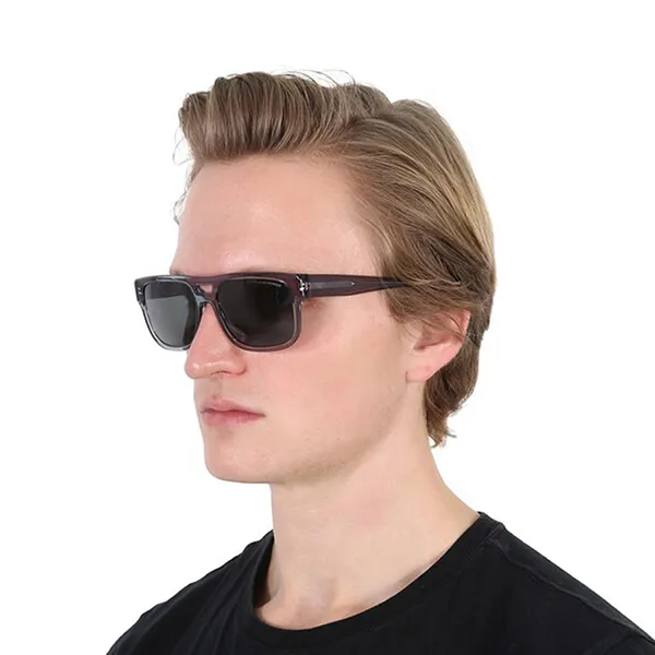 Kính Mát Emporio Armani Dark Grey Square Men's Sunglasses EA4197 502987 57 Màu Xám