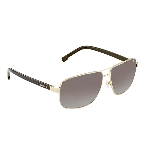 Kính Mát Lacoste Rectangular Unisex Sunglasses L162S 714 61 Màu Xám