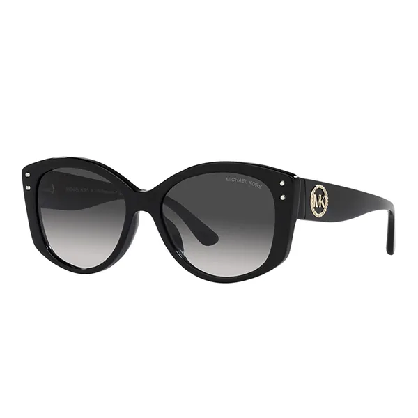 Kính Mát Michael Kors Charleston Dark Gray Gradient Irregular Sunglasses MK2175U 30058G 54 Màu Xám Đen