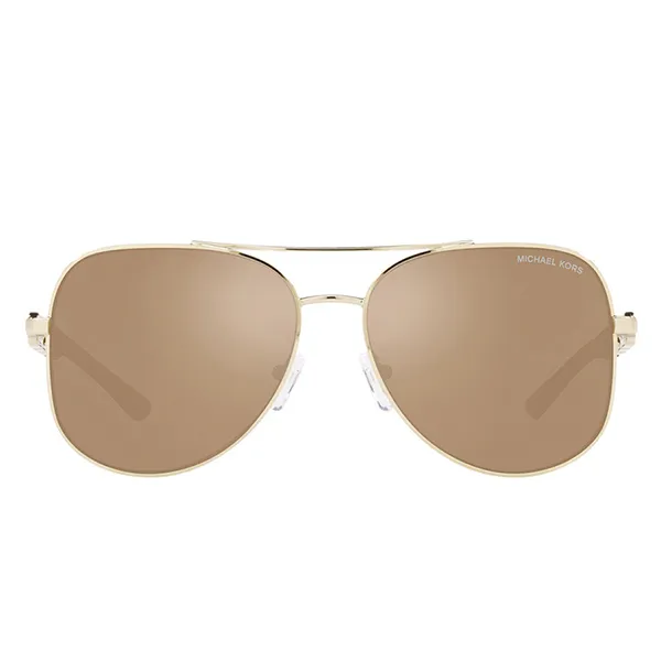 Kính Mát Michael Kors Chianti Gold Mirror Pilot Sunglasses MK1121 10147P 58 Màu Nâu - Kính mắt - Vua Hàng Hiệu