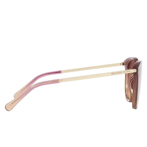 Kính Mát Michael Kors MK Chamonix Purple Amber Gradient Round Sunglasses MK2080U 325678 56 Màu Nâu